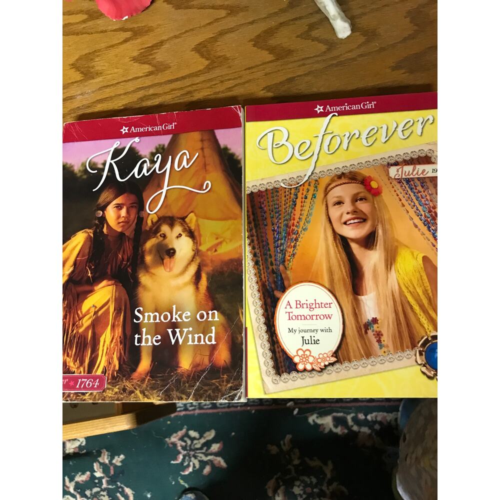 American Girl Books Kaya Smoke on the Wind; Julie A Brighter Tomorrow